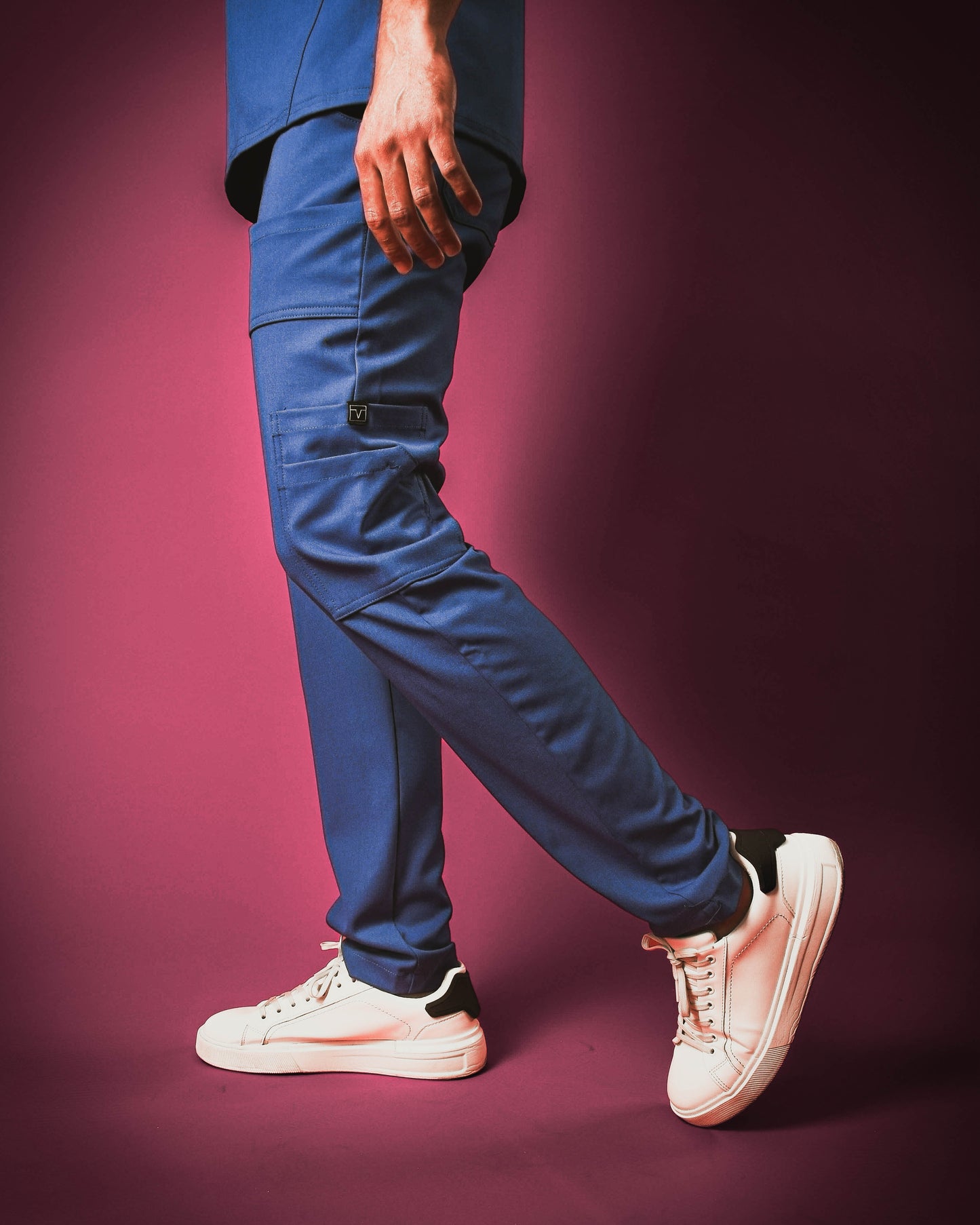 Scrub Clásico Caballero Azul Navy