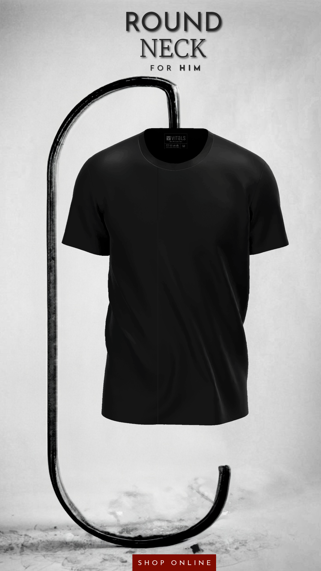 Scrub Round Neck Jogger negro caballero