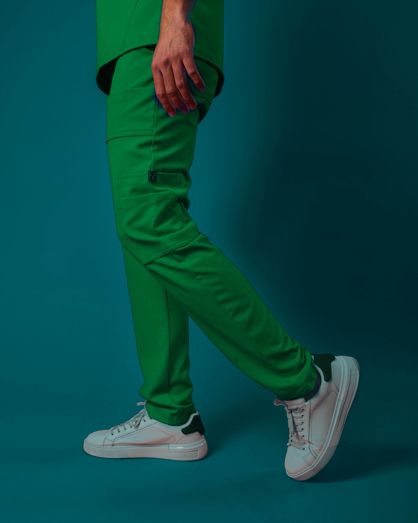 Scrub Clasico Caballero Verde