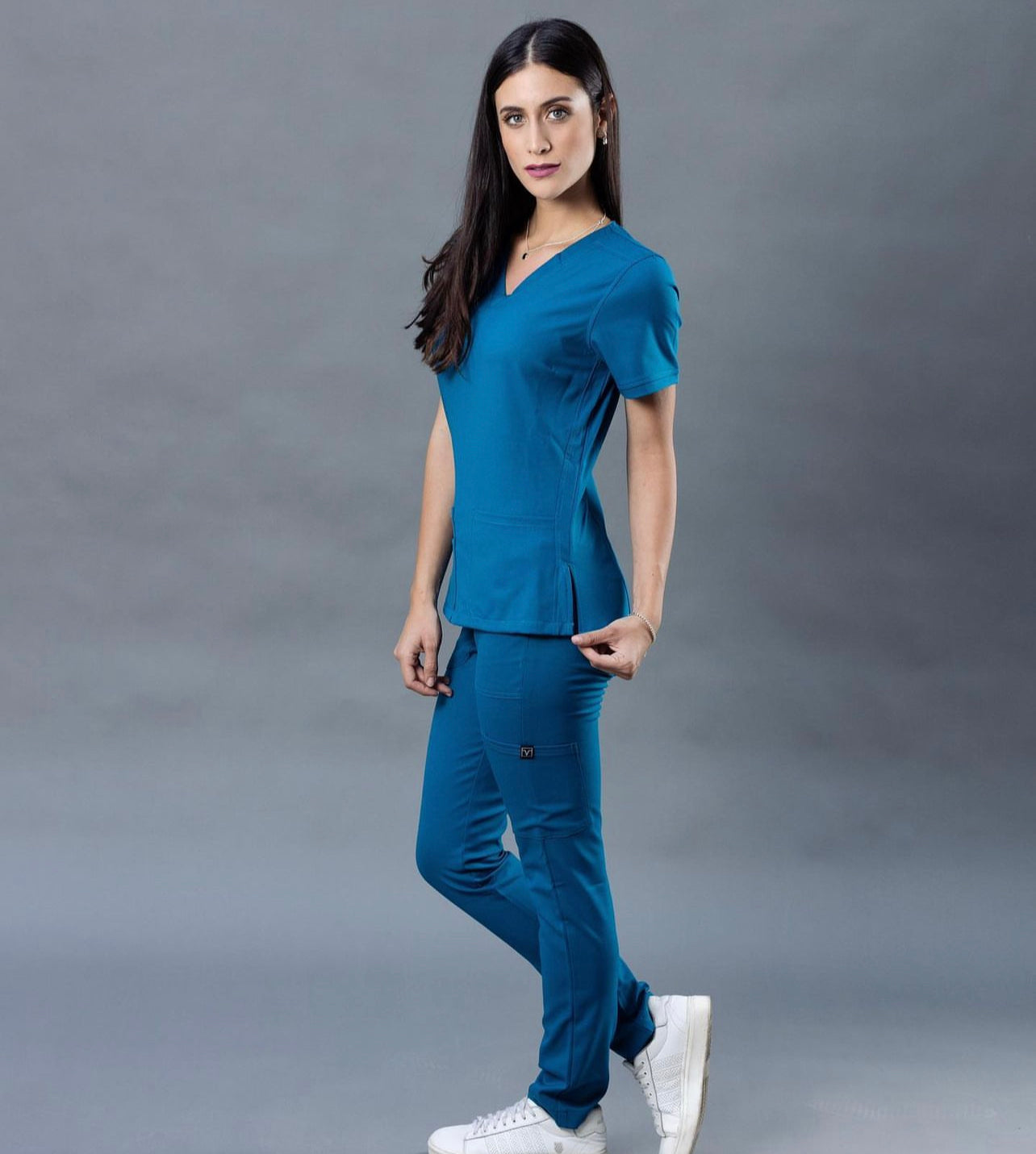 Scrub Clásico Dama Azul Caribe