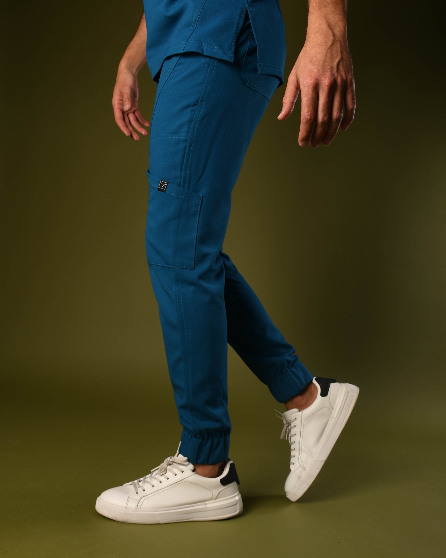Scrub Jogger Caballero Azul Caribe