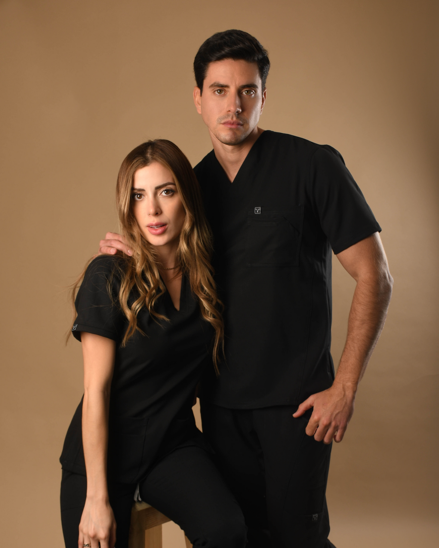 Scrub Clásico Dama Negro