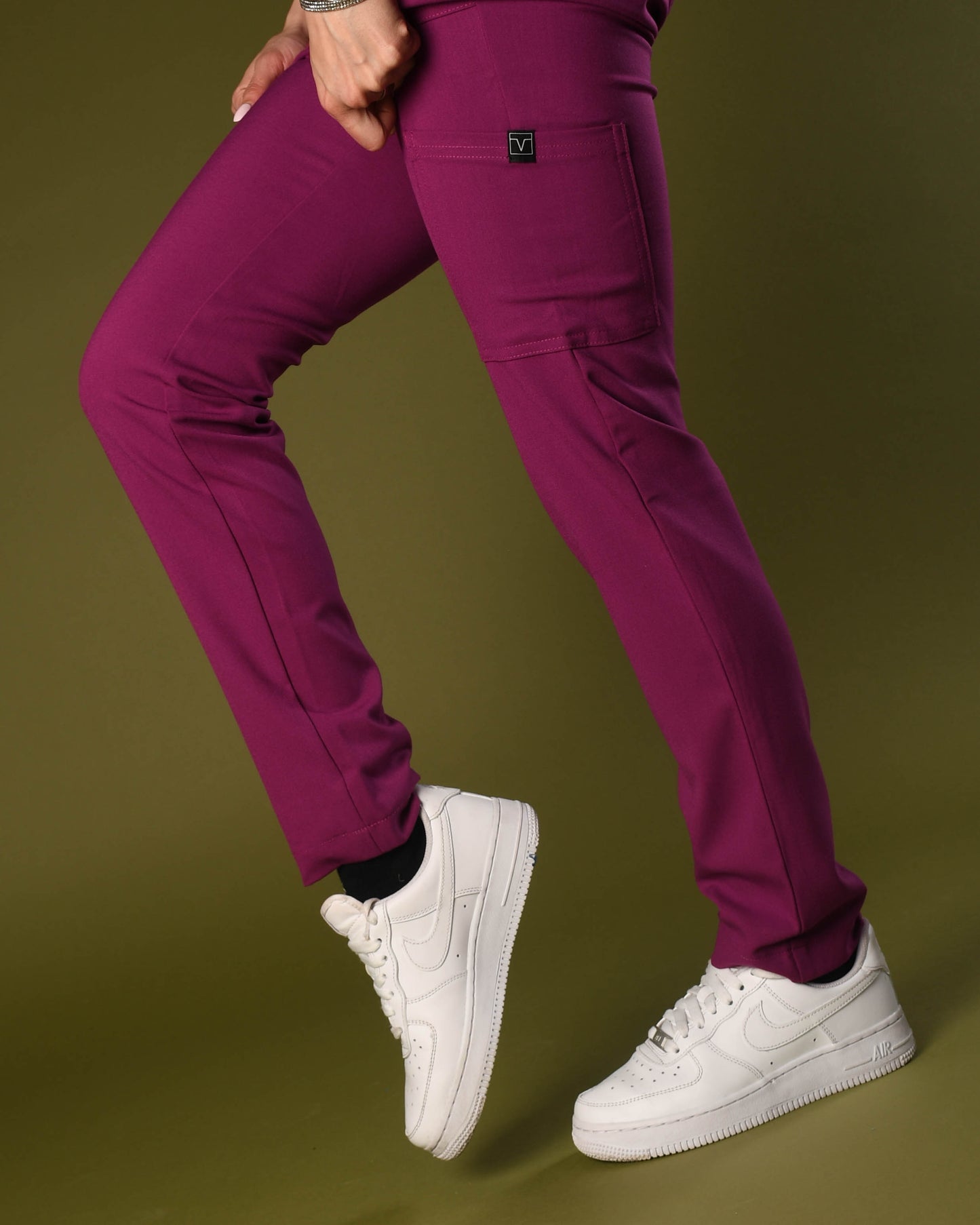 Scrub Clásico Dama Magenta