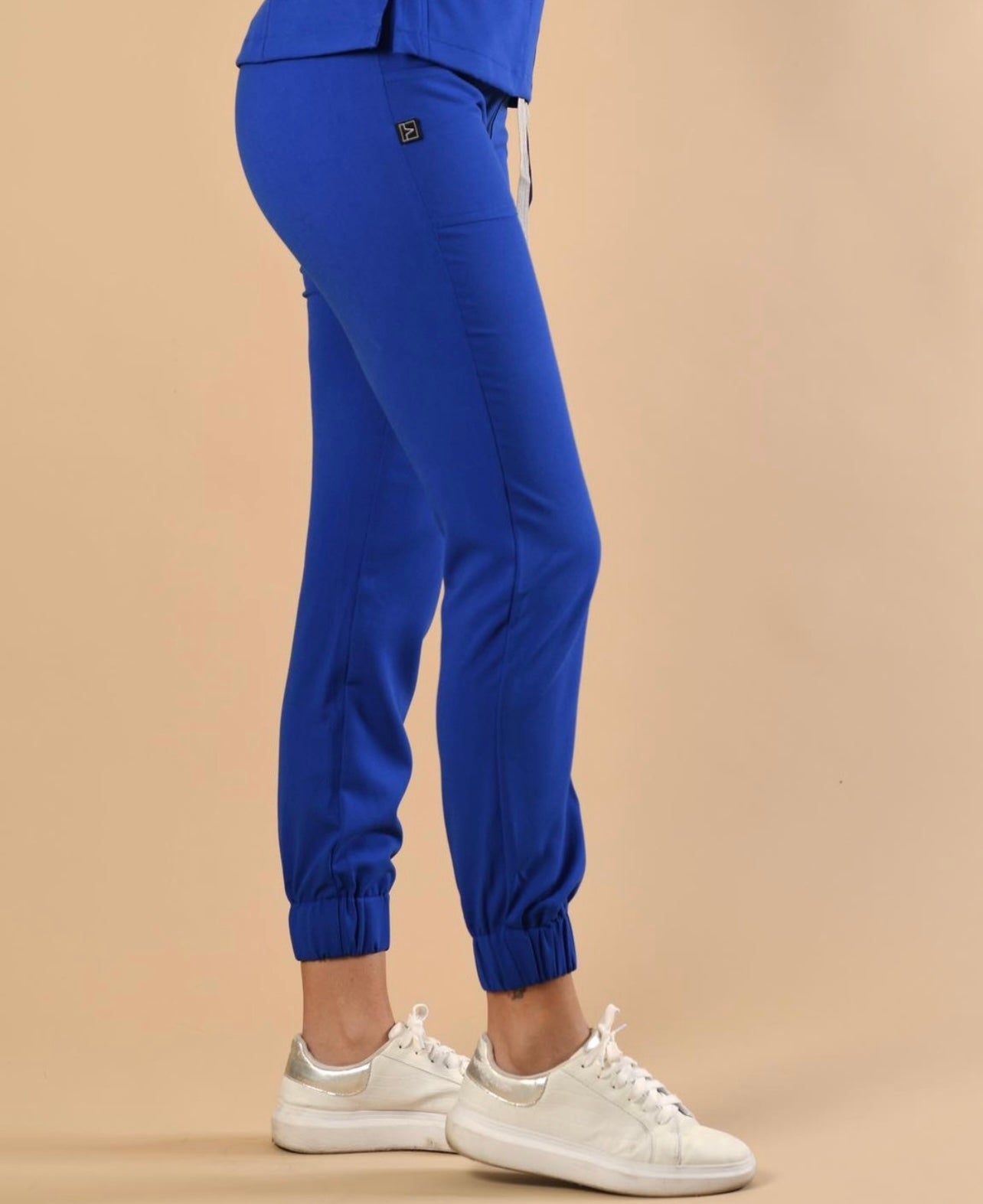 Royal Blue Ladies Scrub Jogger